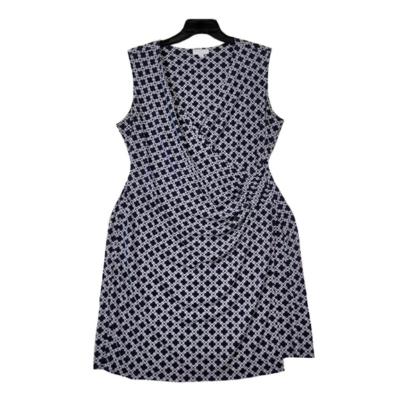 Charter Club Dress Size 2X Women Sleeveless Sheath Pleated - Picture 2 of 9